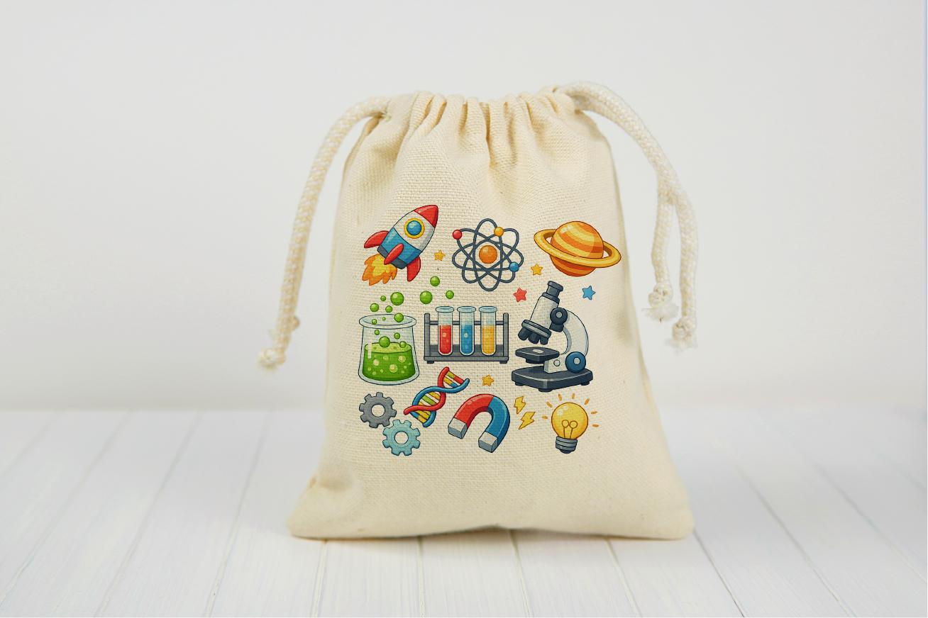 Science Party Favor Bag