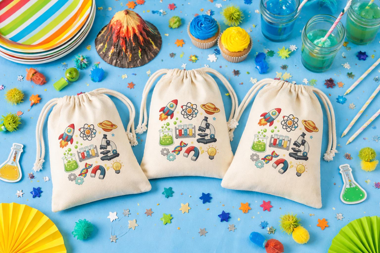 Science Party Favor Bag