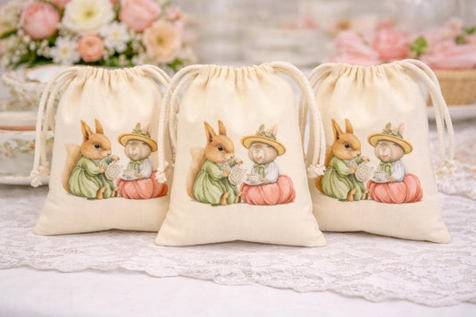 Woodland Tea Party Favor Bags