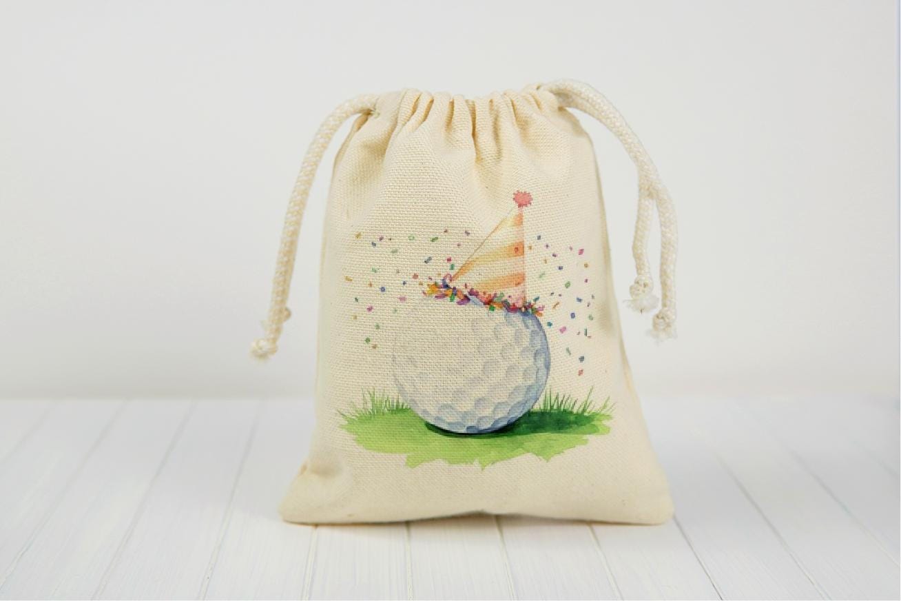 Golf Birthday Party Favor Goodie Treat Bags