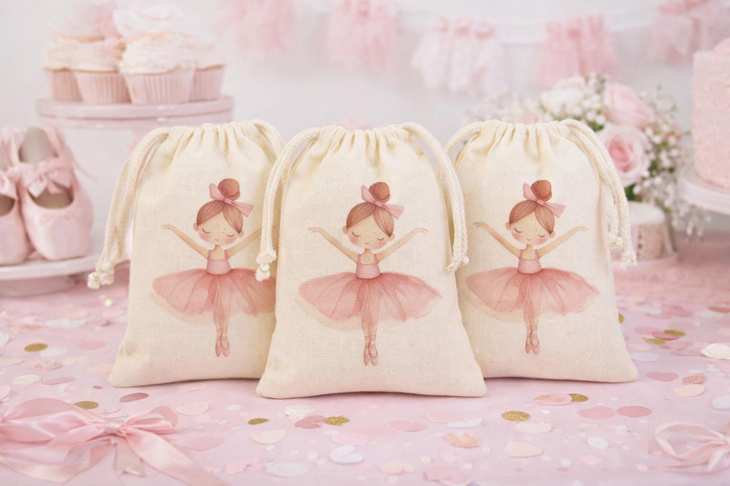 Ballerina Party Favor Bags