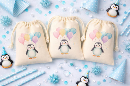 Penguin Party Favor Treat Goodie Bags