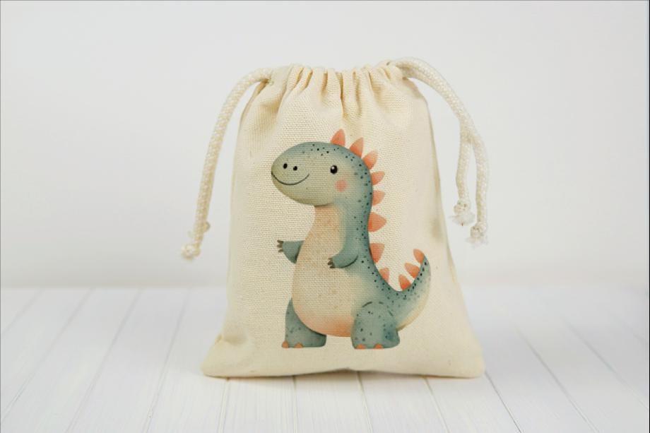 Dinosaur Birthday Party Favor Bags