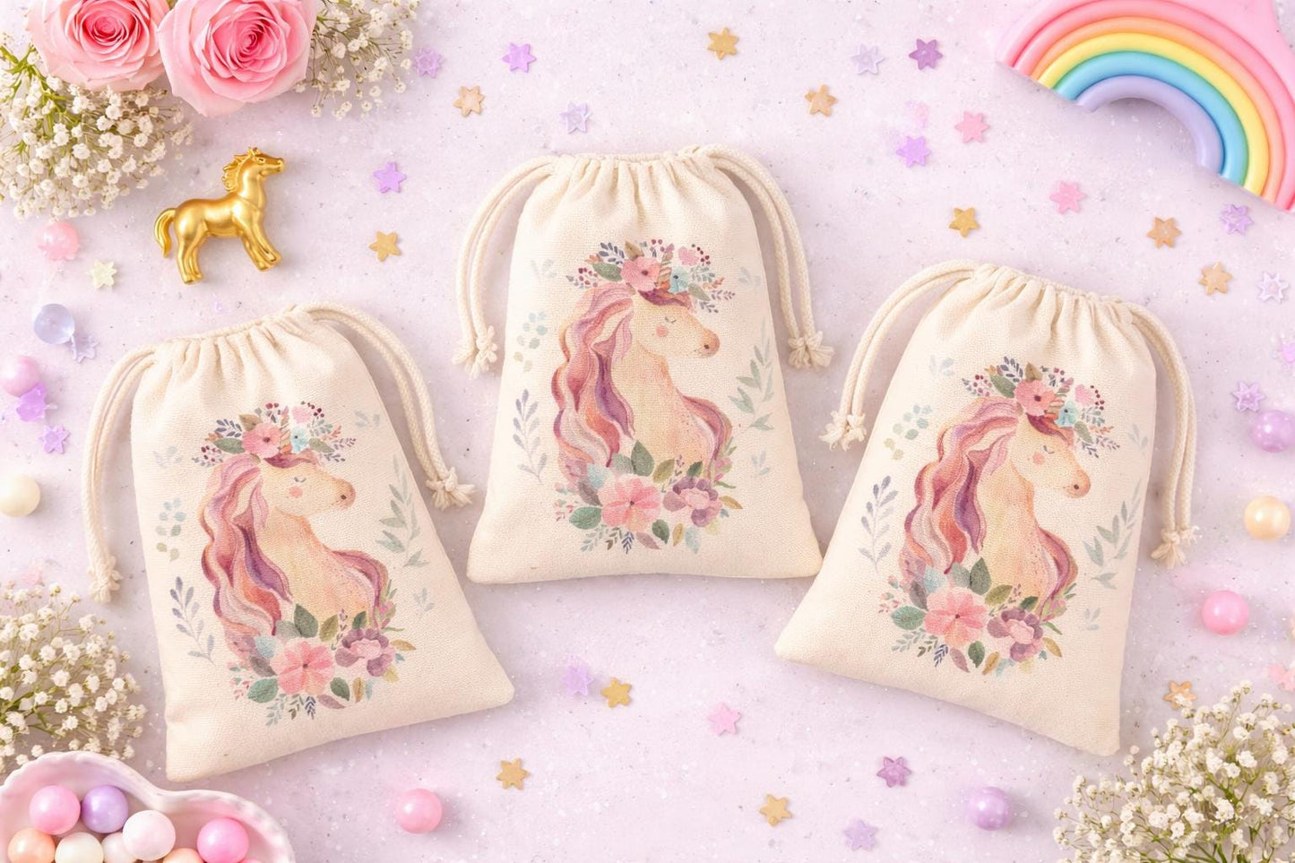 Unicorn Party Favor Bags