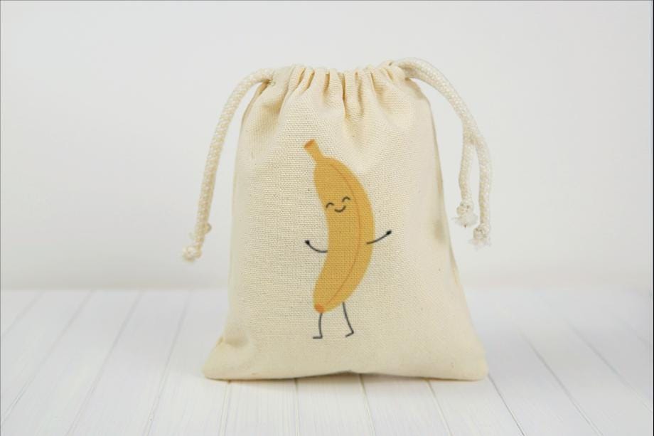 Fruit Party Favor Bags - Set of Four Bags