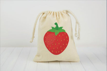 Strawberry Party Favor Goodie Treat Bags