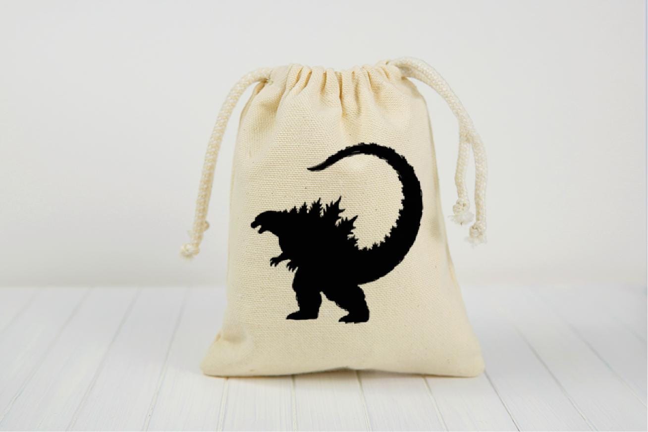Godzilla Themed Party Favor Treat Goodie Bags