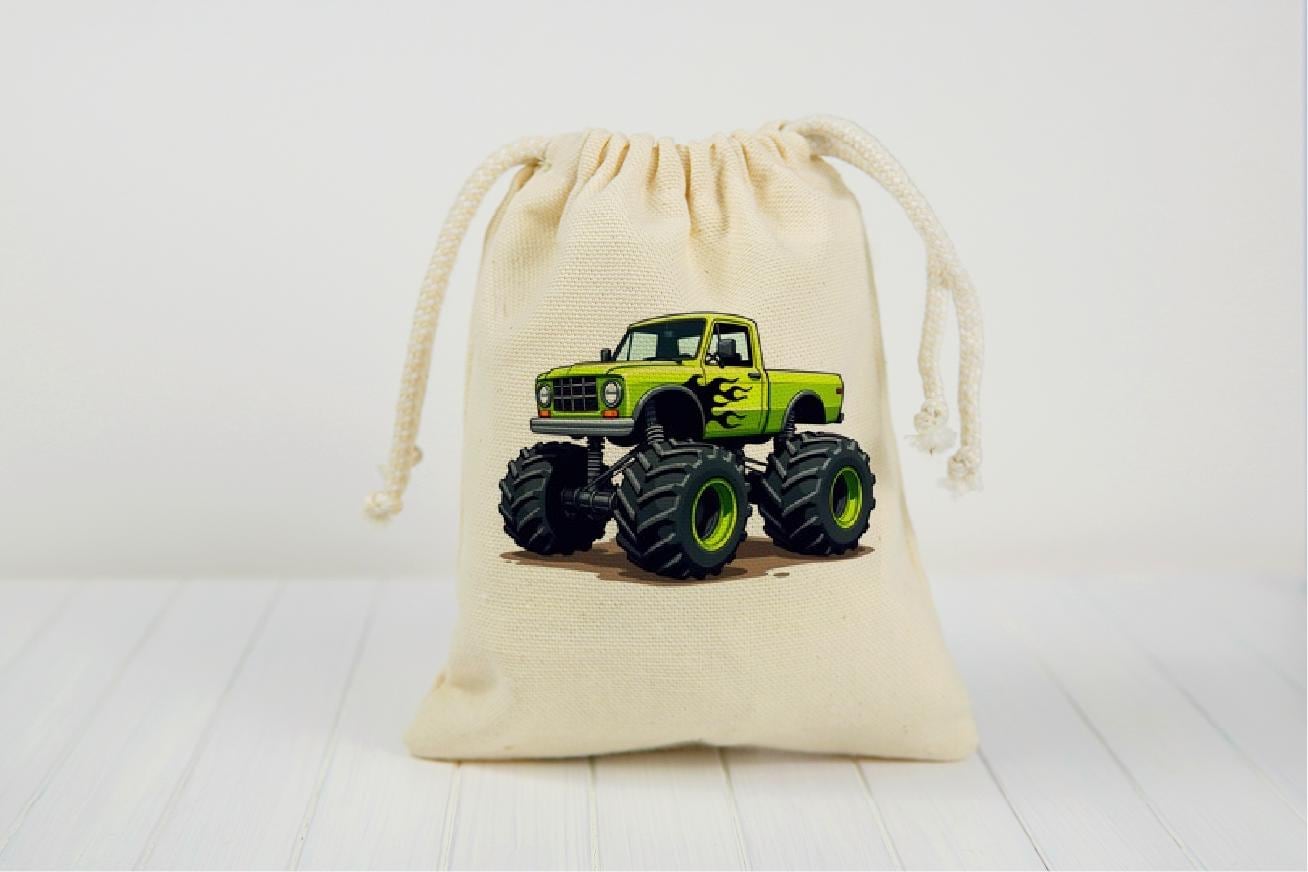 Monster Truck Party Favor Bags