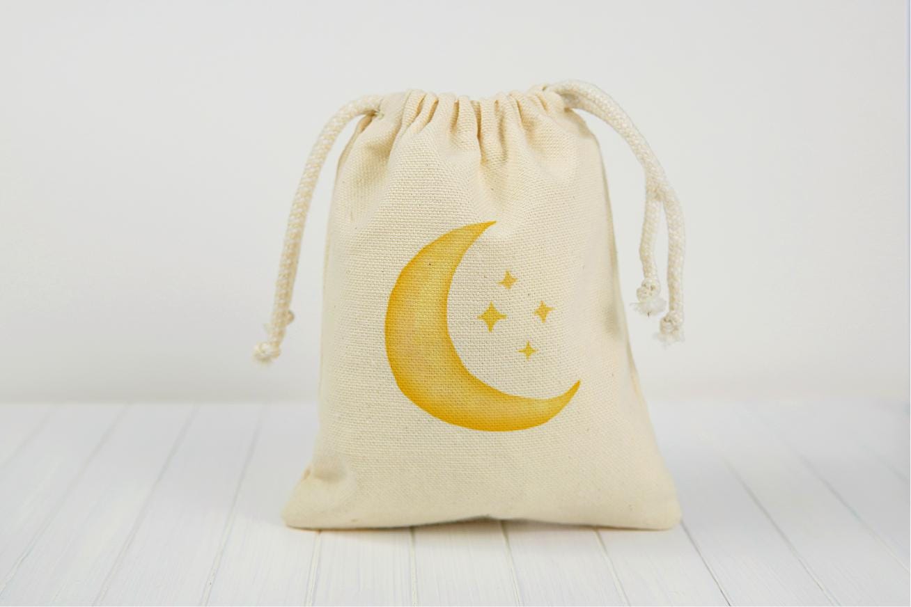 Moon and Stars Party Favor Goodie Treat Bags