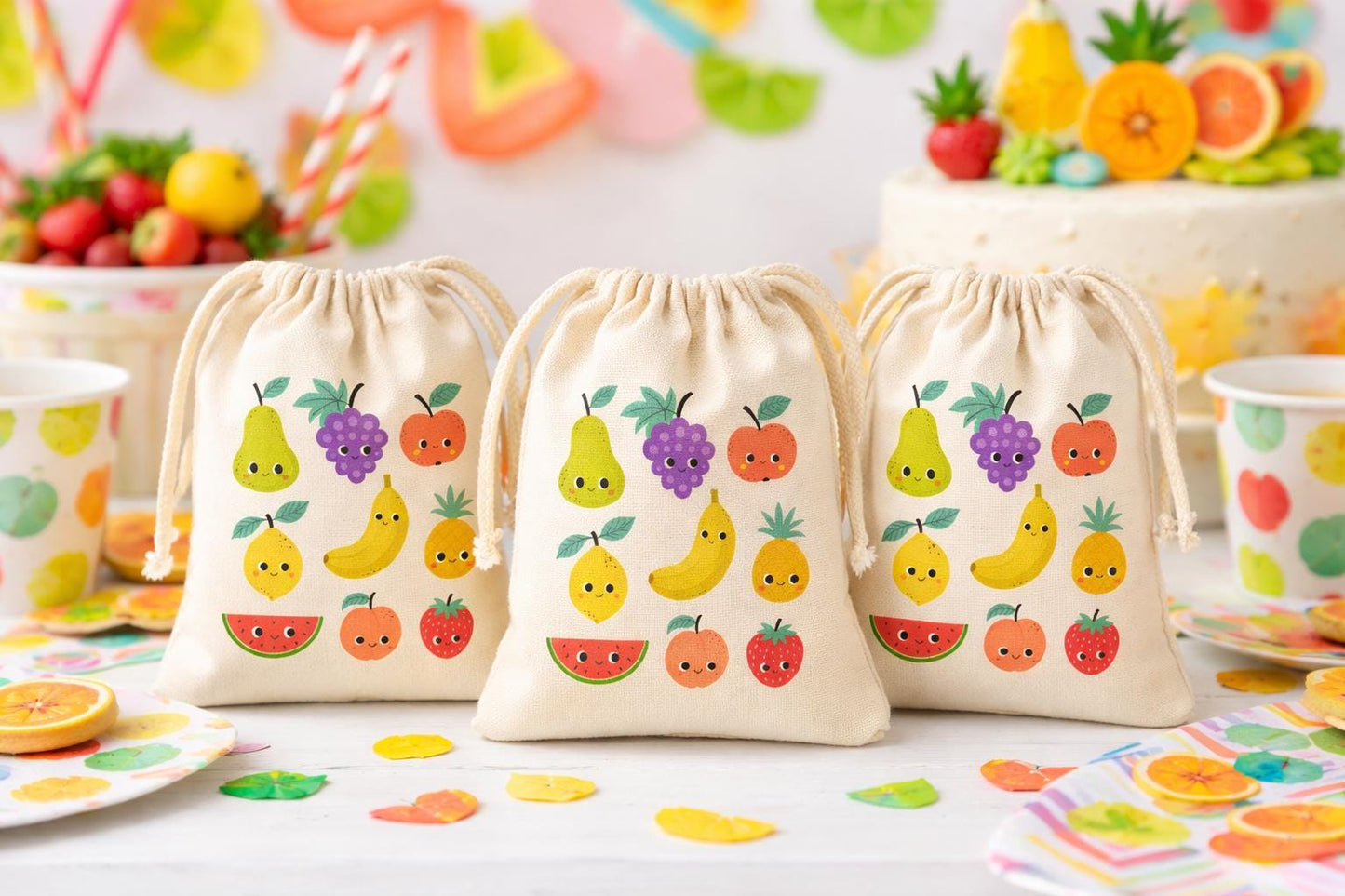 Fruit Party Favor Bags