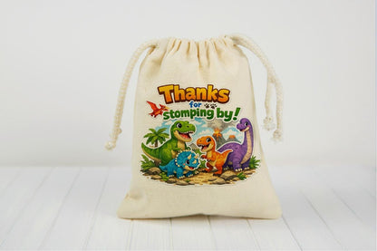 Dinosaur Birthday Party Favor Bags - Thanks for stomping by!