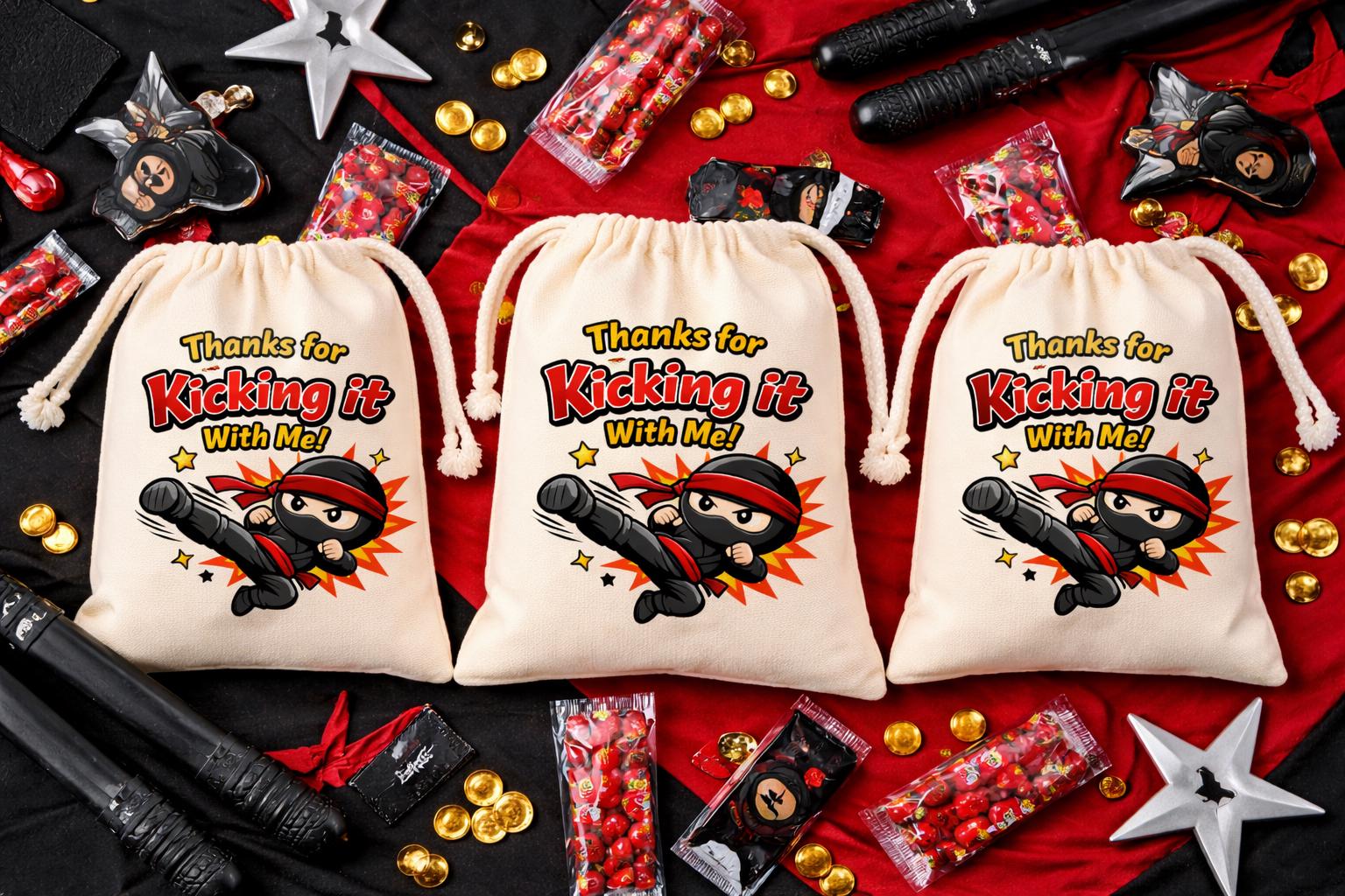 Ninja Party Favor Bags