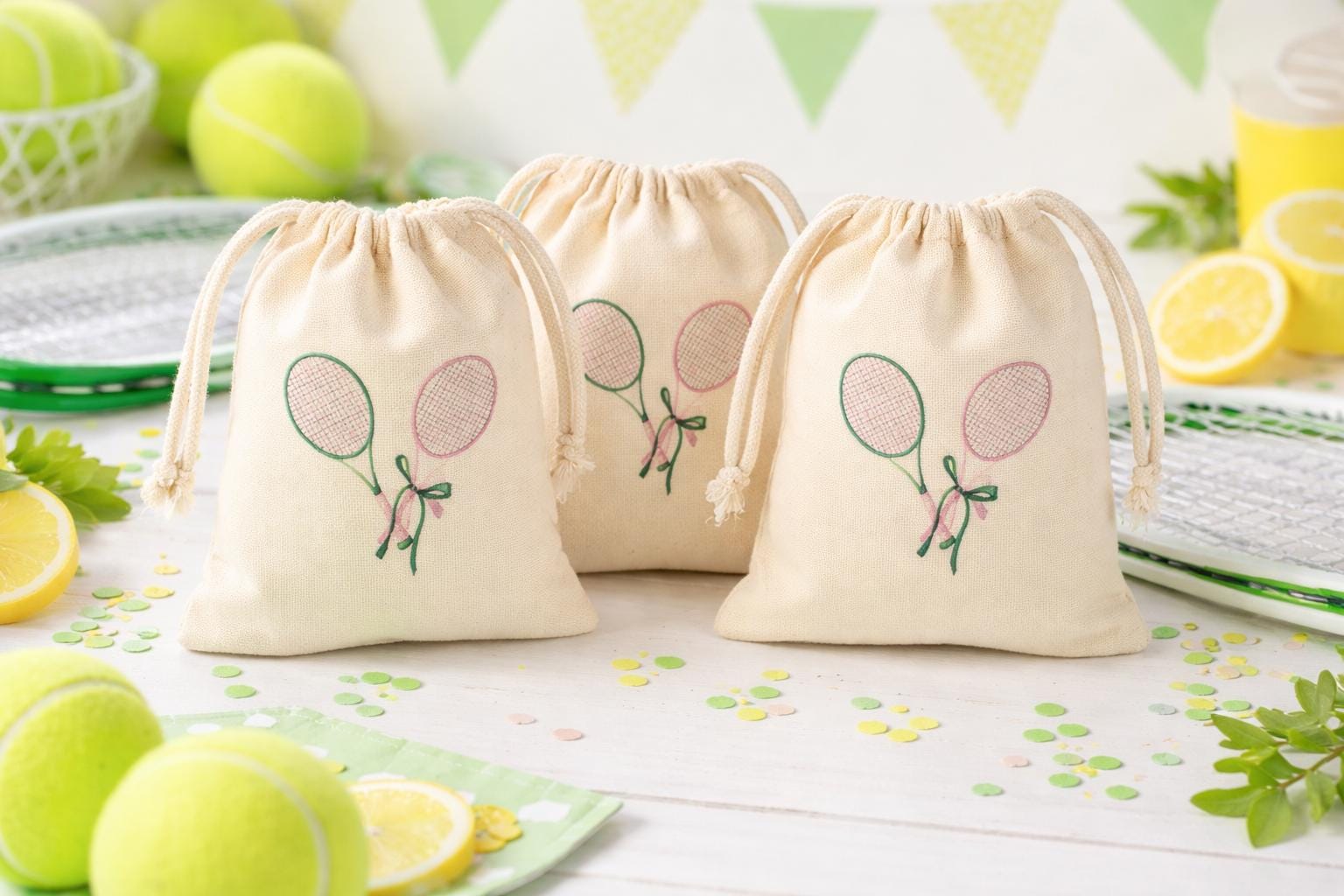 Tennis Party Favor Treat Goodie Bags