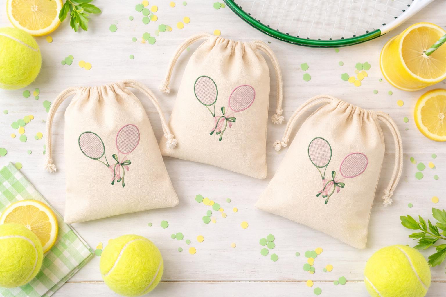 Tennis Party Favor Treat Goodie Bags