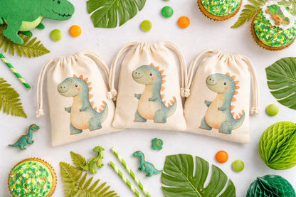 Dinosaur Birthday Party Favor Bags