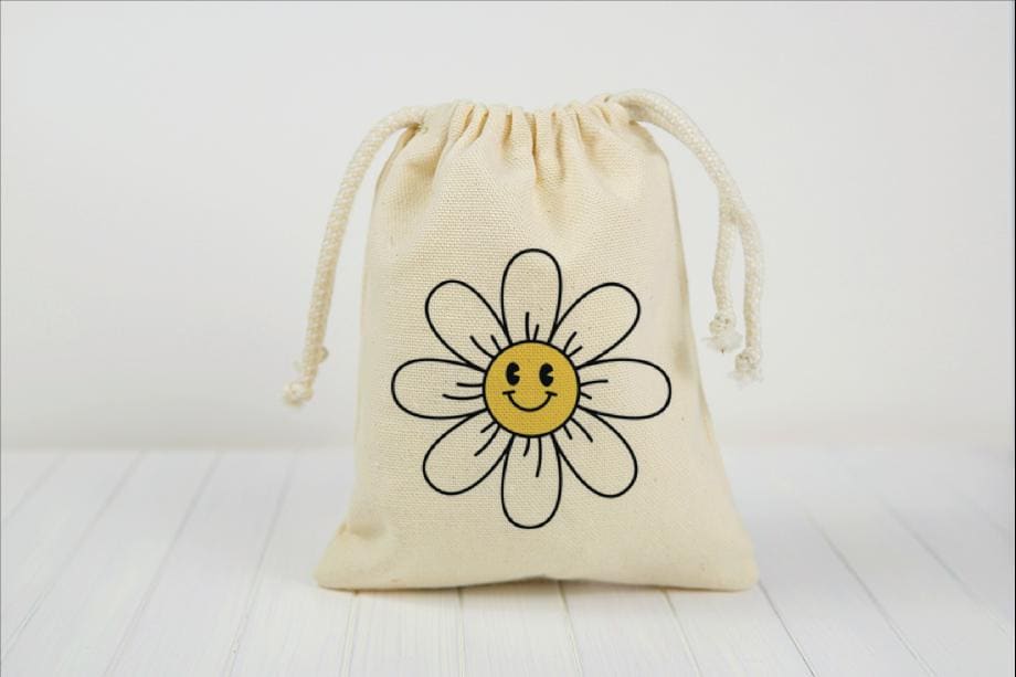 Retro Daisy Party Favor Goodie Treat Bags